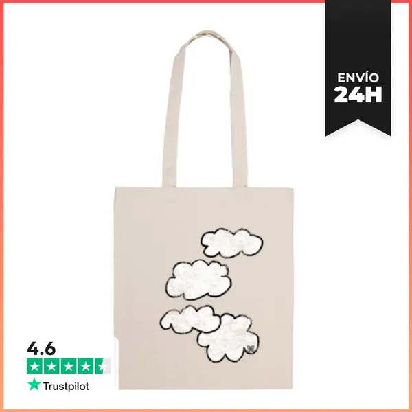 Bolsa De Tela Bolsa Nubes LaTostadora