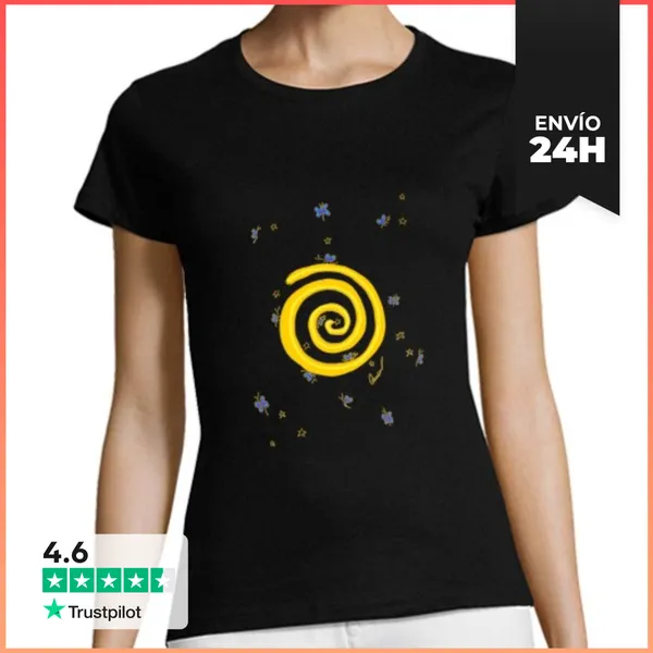 Camiseta Mujer Clásica MARIPOSAS AZULES LaTostadora