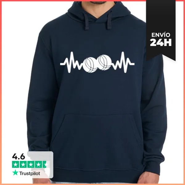 Sudadera Unisex Con Capucha Me Gusta La Petanca Jugador De Bolos