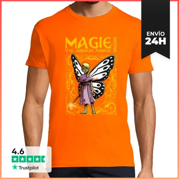 Camiseta Hombre Clásica Camiseta Adulto Magie Y El Jardín De