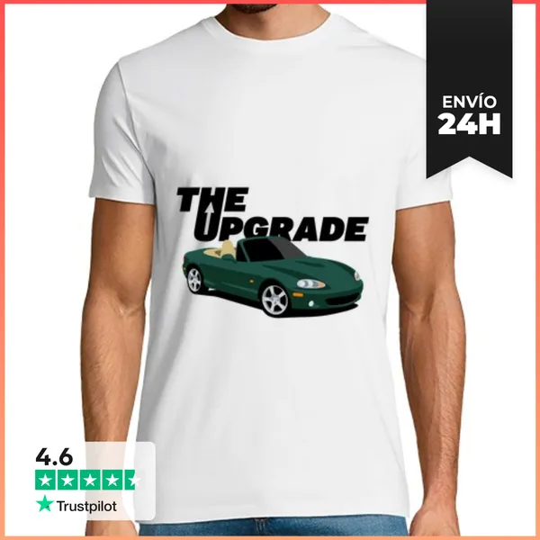 Camiseta Hombre Clásica Camiseta The Upgrade Emerald Mica