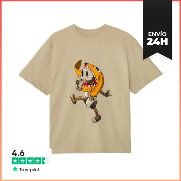 Camiseta Oversize Steam Friky Robot LaTostadora