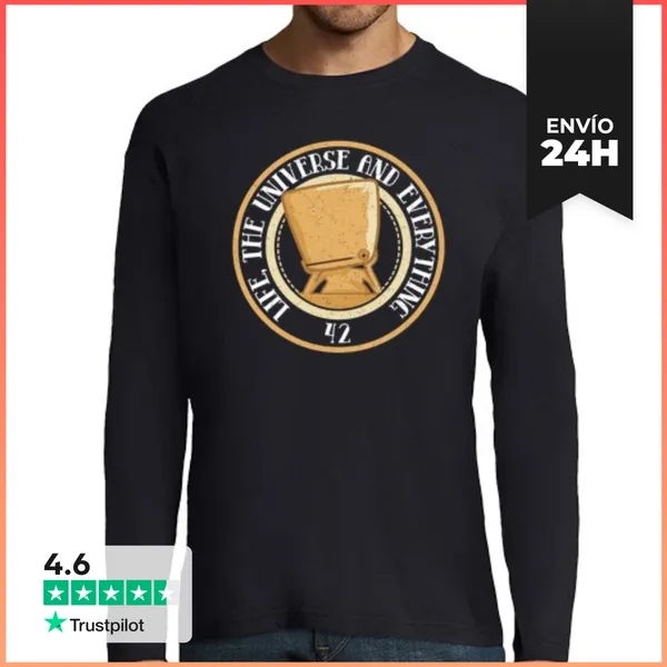 Camiseta Hombre Manga Larga Diseño 4447888 LaTostadora