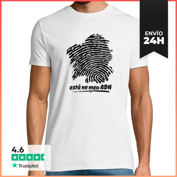 Camiseta Hombre Clásica Galicia - Está No Meu ADN LaTostadora