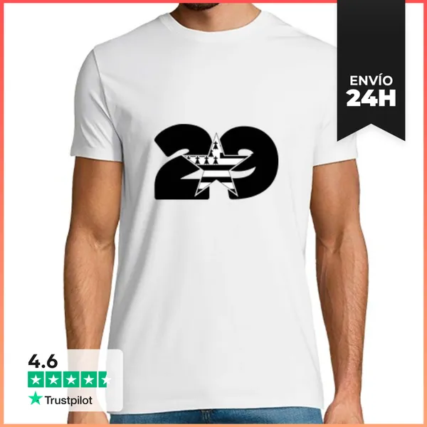 Camiseta Hombre Clásica 29 - Finisterre / Bretaña / Bretón