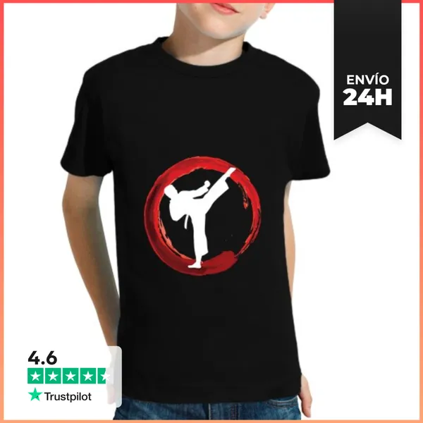 Camiseta Clásica Para Niños Karate - Karateka LaTostadora
