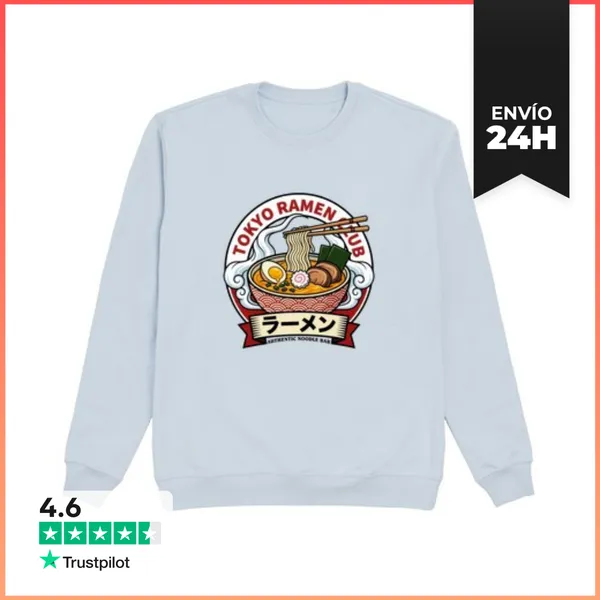 Sudadera Unisex Club De Ramen De Tokio Bar De Fideos Japonés