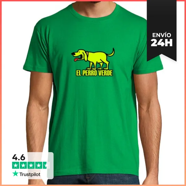 Camiseta Hombre Clásica EL PERRO VERDE LaTostadora