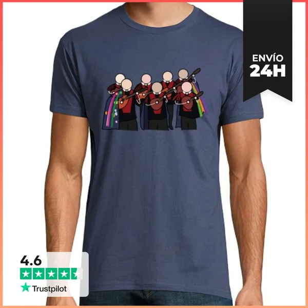 Camiseta Hombre Clásica Canto De Tuna - BECA GRANATE LaTostadora