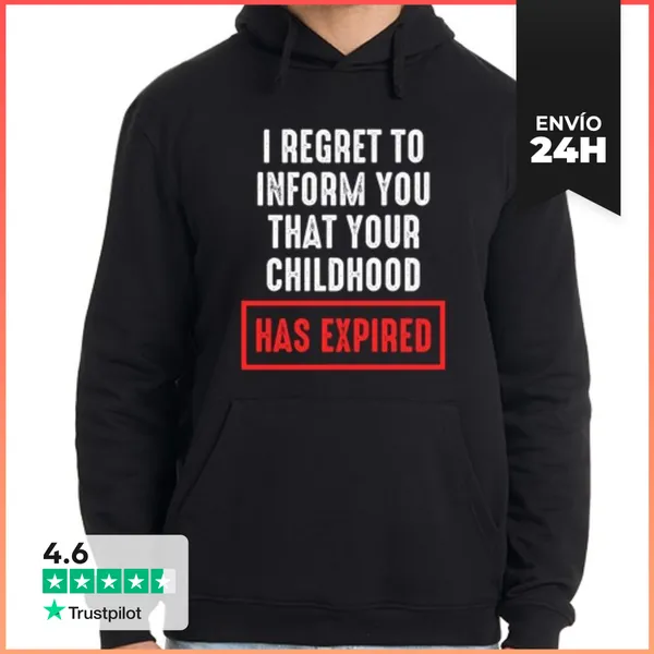 Sudadera Unisex Con Capucha Lamento Informarle Que Su LaTostadora