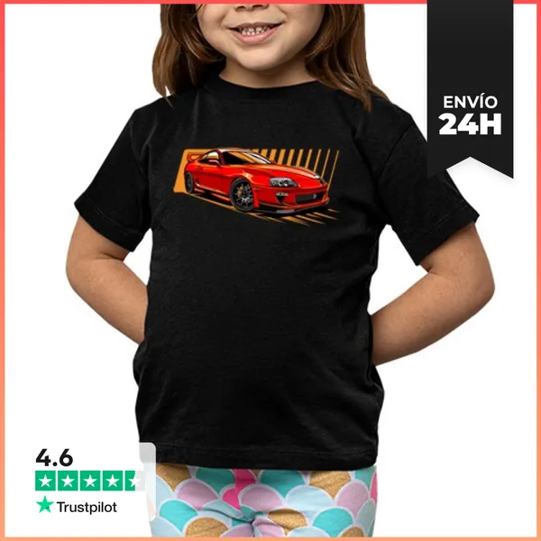 Camiseta Clásica Para Niños Supra MK4 Red LaTostadora