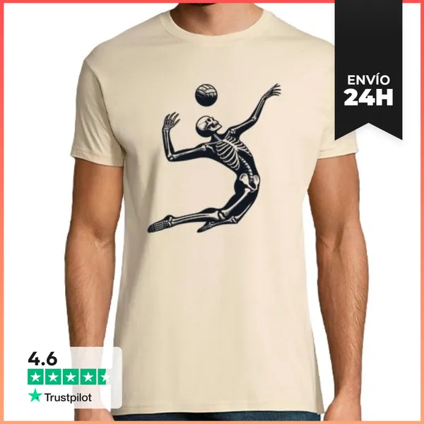 Camiseta Hombre Clásica Voley LaTostadora