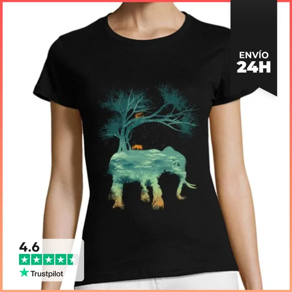 Camiseta Mujer Clásica El Arbol De La Vida LaTostadora