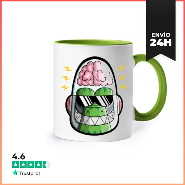 Taza De Colores Cerebrosaurio NEW LaTostadora