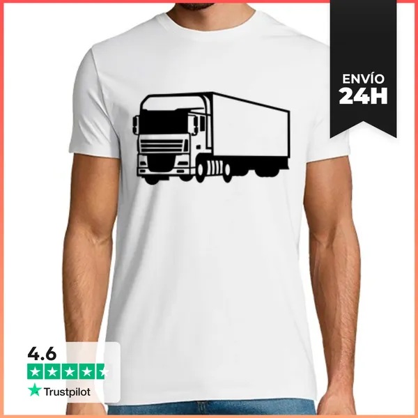 Camiseta Hombre Clásica Camión LaTostadora