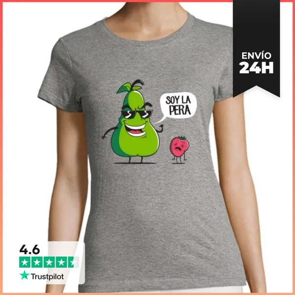 Camiseta Mujer Clásica SOY LA PERA LaTostadora