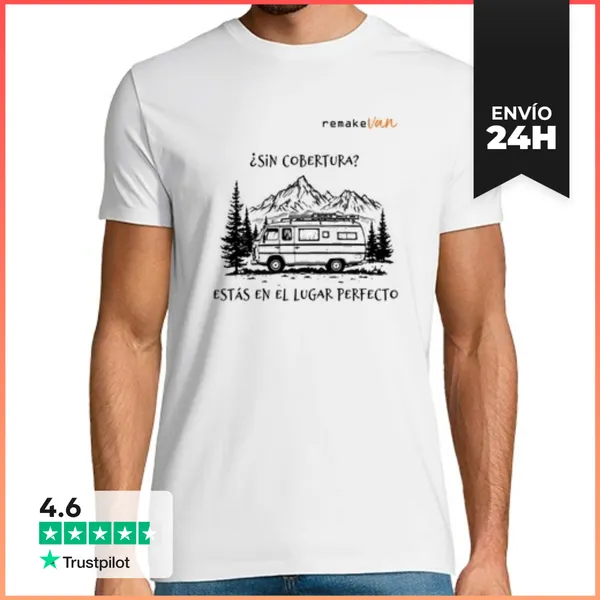 Camiseta Hombre Clásica Sin Cobertura Blanca Hombre LaTostadora