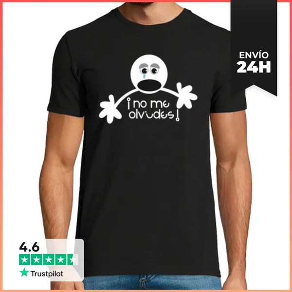 Camiseta Hombre Clásica NO ME OLVIDES LaTostadora