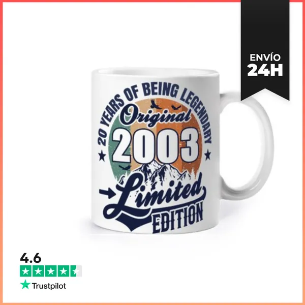 Taza 20 Años - Edición Limitada 2003 LaTostadora