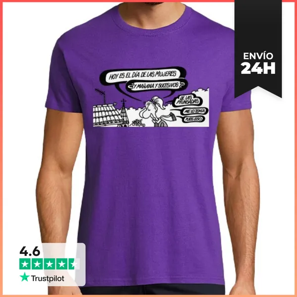 Camiseta Hombre Clásica Día De La Mujer, Año De La Pringada