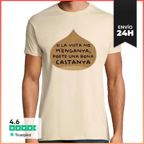 Camiseta Hombre Clásica CASTANYA LaTostadora