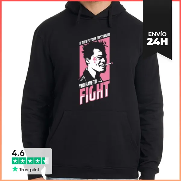 Sudadera Unisex Con Capucha Fight Club: You Have To Fight