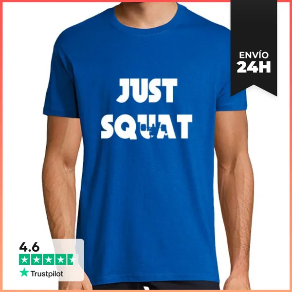 Camiseta Hombre Clásica Sólo En Cuclillas LaTostadora