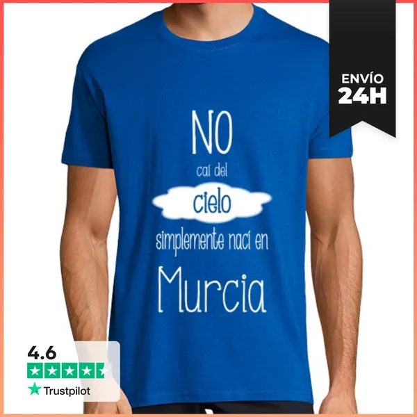 Camiseta Hombre Clásica No Caí Del Cielo LaTostadora