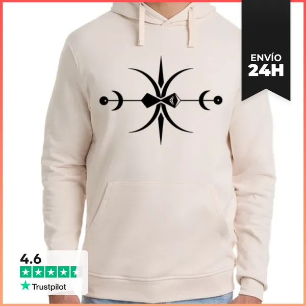 Sudadera Unisex Con Capucha Arte De Círculo De Cultivo De Sigilo