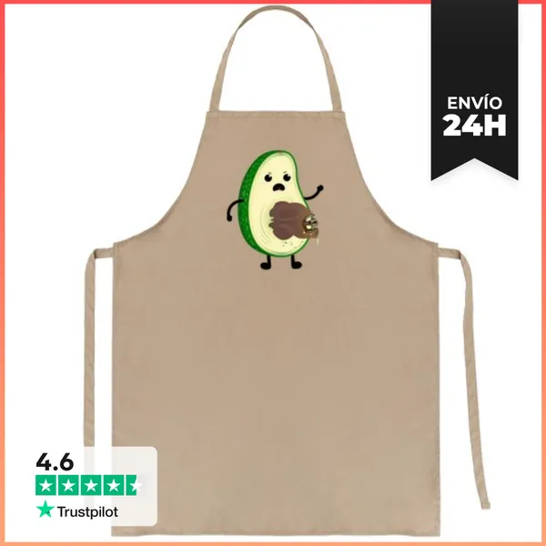 Delantal Aliencate, Aguacate Poseído LaTostadora