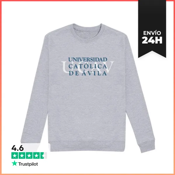 Sudadera Unisex Sudadera Chico Letras UCAV LaTostadora