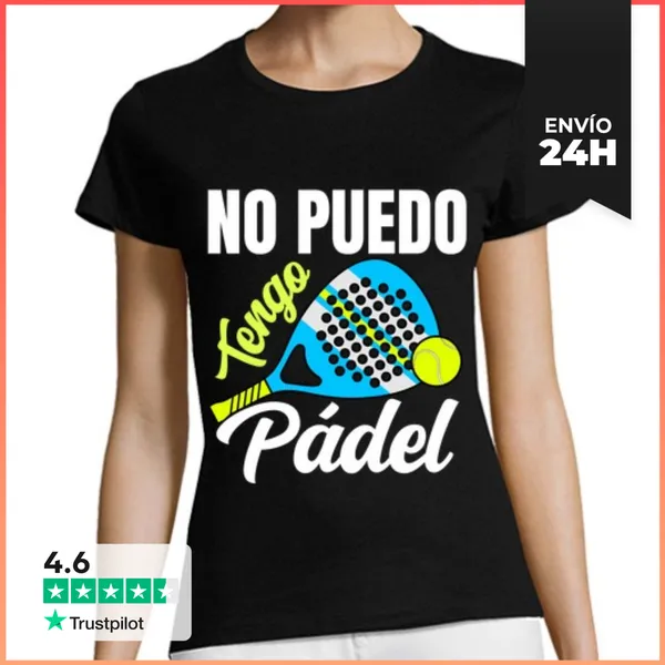Camiseta Mujer Clásica No Puedo Tengo Padel LaTostadora