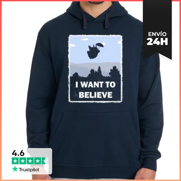 Sudadera Unisex Con Capucha Believe In Magic Neighbors