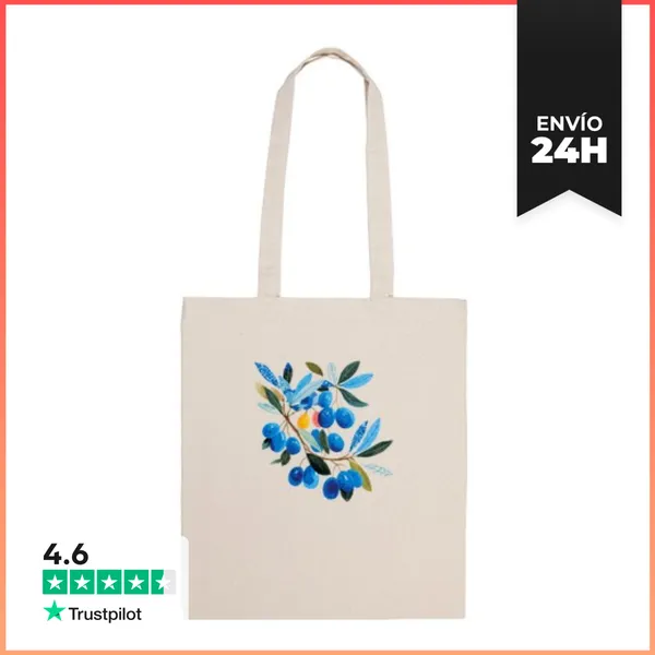 Bolsa De Tela Rama De Aceitunas Azules LaTostadora
