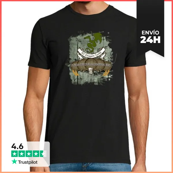 Camiseta Hombre Clásica Camiseta Para Hombre Smial Del Dragón