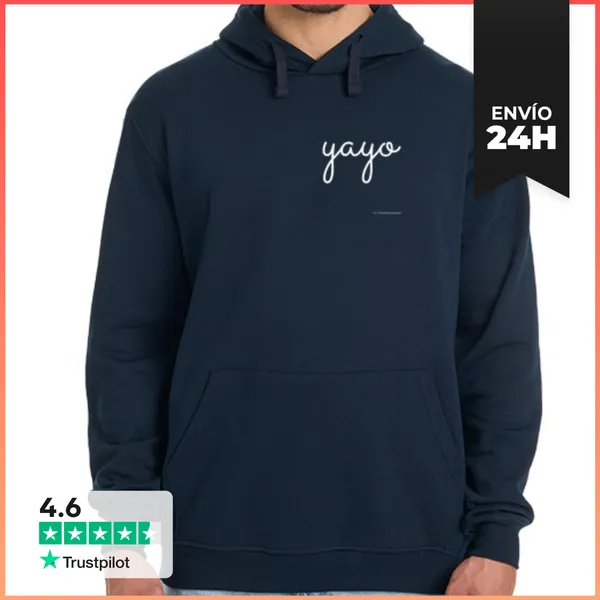 Sudadera Unisex Con Capucha Hombre, Sudadera Con Capucha, Azul