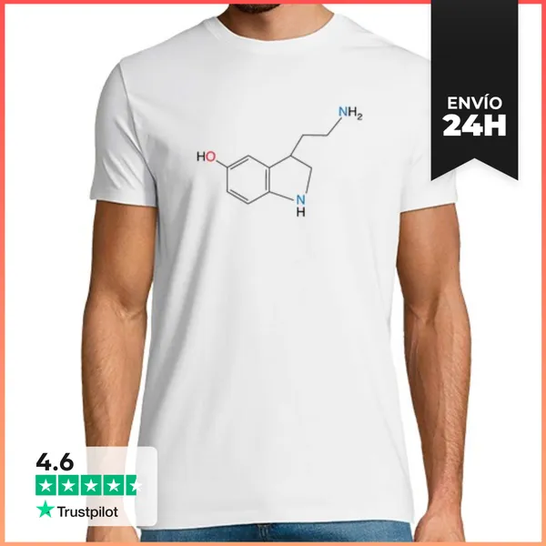 Camiseta Hombre Clásica Serotonina LaTostadora