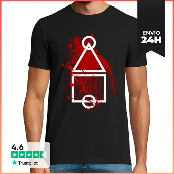 Camiseta Hombre Clásica Juego Del Calamar LaTostadora