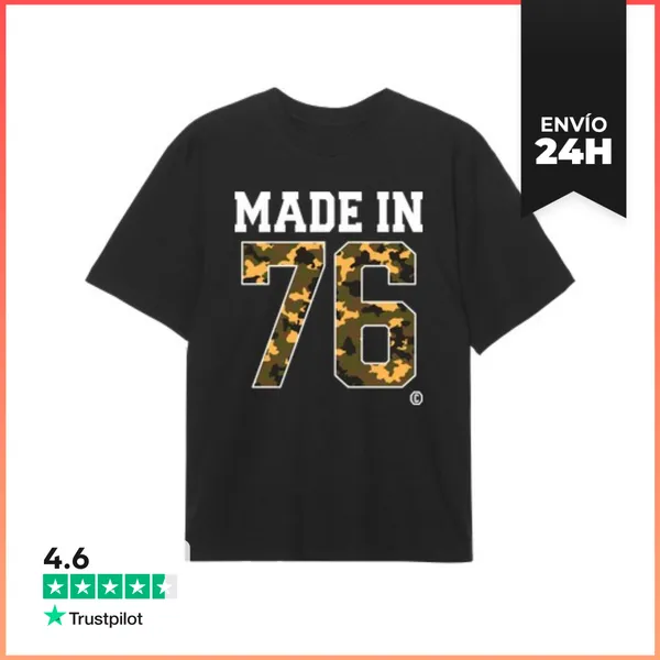 Camiseta Oversize Made In 76 LaTostadora