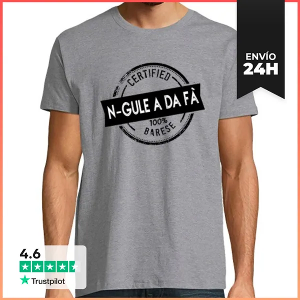 Camiseta Hombre Clásica N-GULE A DA FÀ LaTostadora