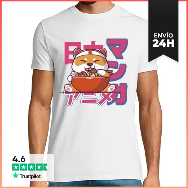 Camiseta Hombre Clásica Gato Ninja LaTostadora