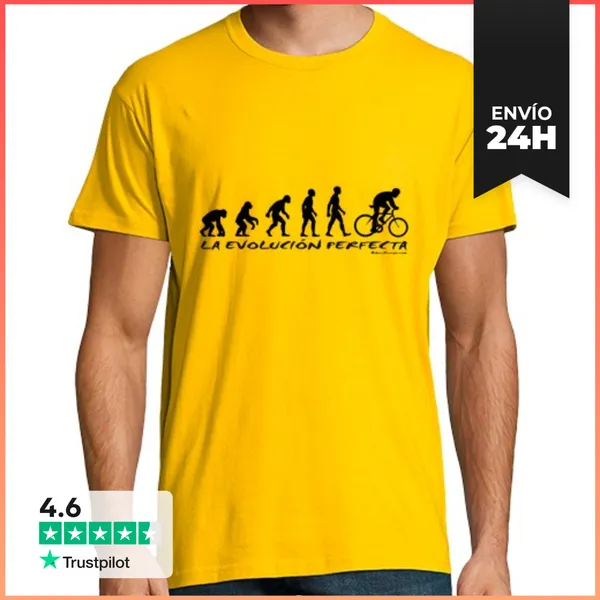 Camiseta Hombre Clásica Evolution Cas LaTostadora