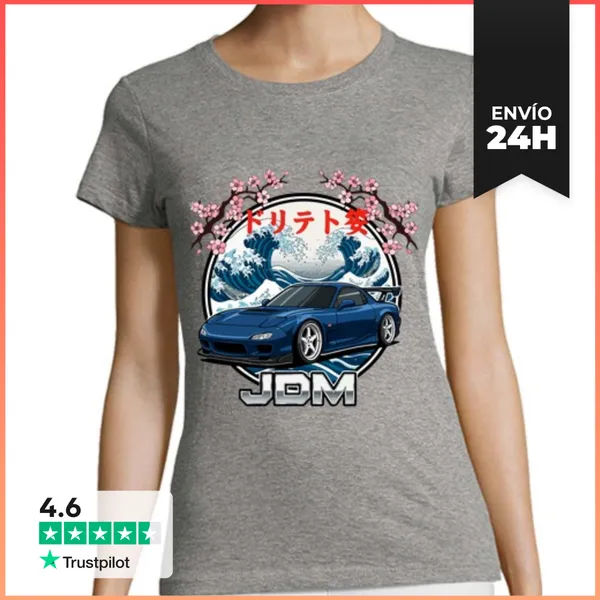 Camiseta Mujer Clásica JDM RX7 LaTostadora