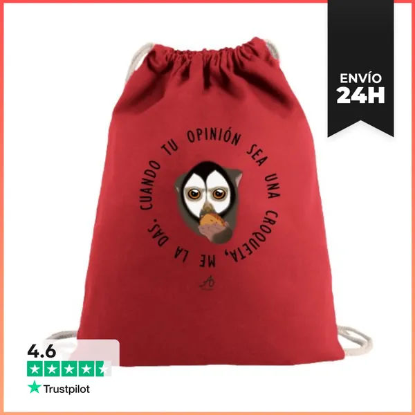Mochila Saco Con Cuerdas Mochila Cuando Tu Opinión Sea Una