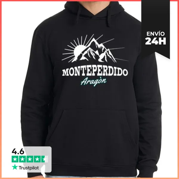 Sudadera Unisex Con Capucha Monte Perdido LaTostadora