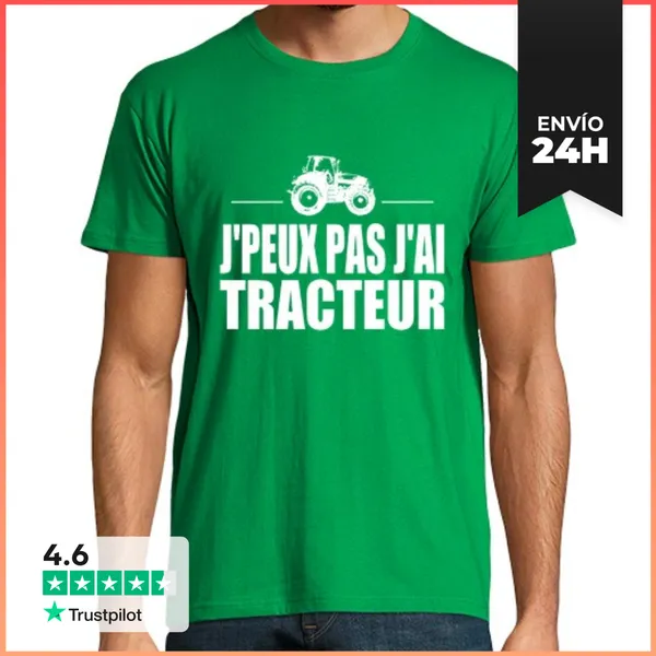 Camiseta Hombre Clásica Yo No Puedo Tener Tractor LaTostadora