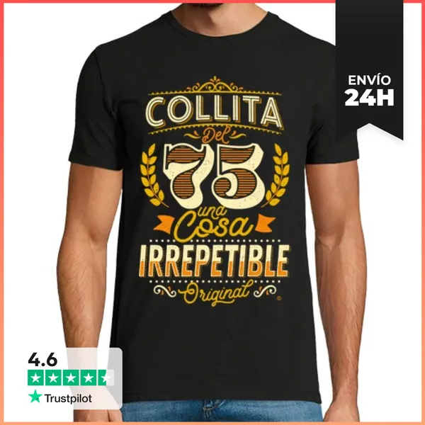 Camiseta Hombre Clásica Collita Del 75. Irrepetible LaTostadora