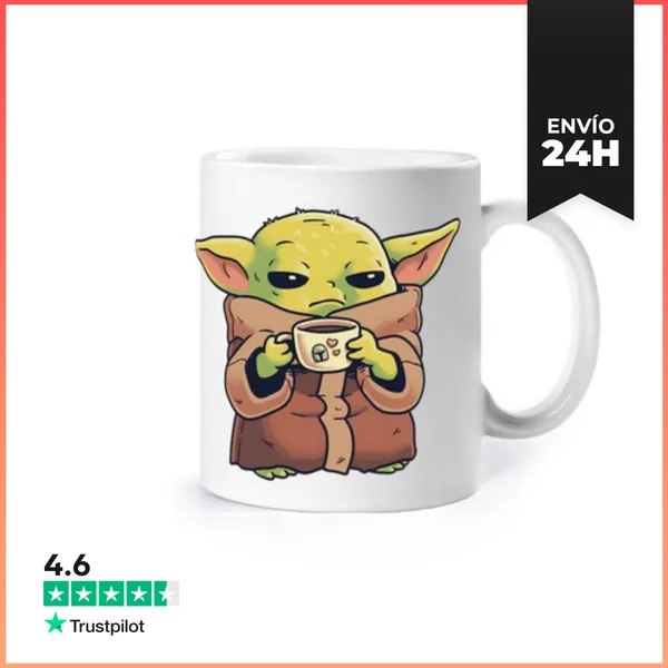 Taza Baby Yoda Mandalorian Morning Coffee LaTostadora
