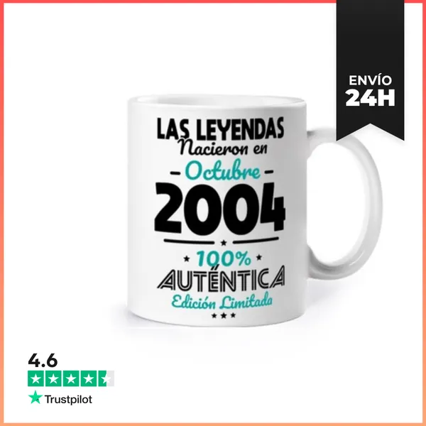 Taza 18 Años - Leyendas Octubre 2004 LaTostadora