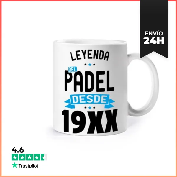 Taza Leyenda Del Pádel Desde Personalizable LaTostadora